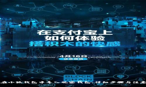 如何在小狐钱包中导入观察钱包：详细步骤与注意事项